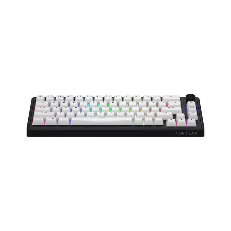 HATOR Skyfall Wireless 65 keyboard Gaming USB + RF Wireless + Bluetooth QWERTY US English Black, White