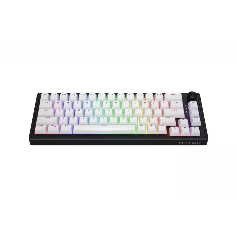 HATOR Skyfall Wireless 65 keyboard Gaming USB + RF Wireless + Bluetooth QWERTY US English Black, White