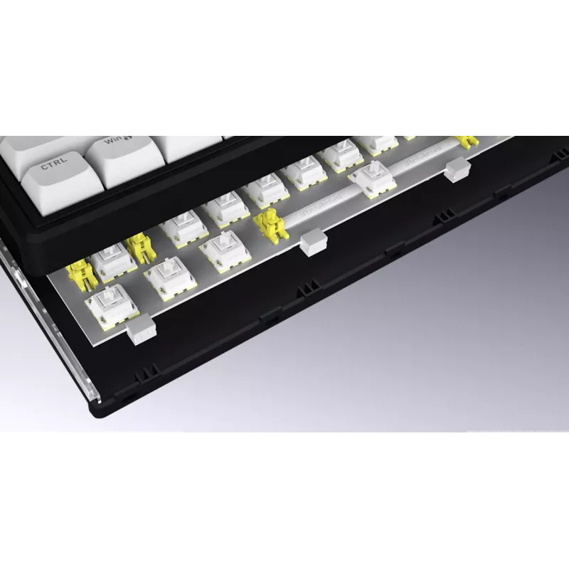 HATOR Skyfall Wireless 65 keyboard Gaming USB + RF Wireless + Bluetooth QWERTY US English Black, White