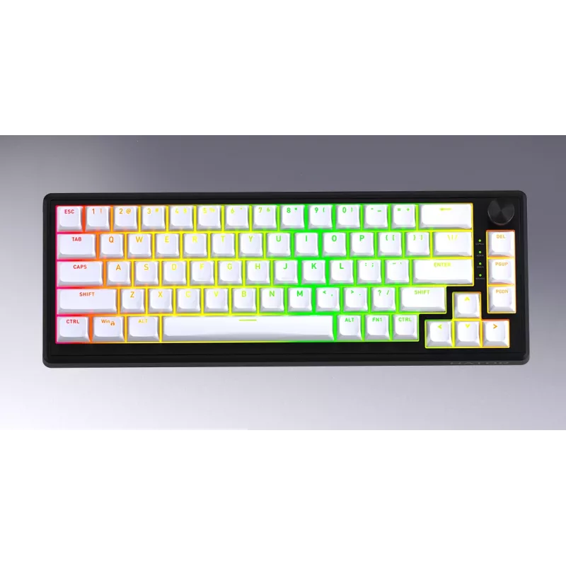 HATOR Skyfall Wireless 65 keyboard Gaming USB + RF Wireless + Bluetooth QWERTY US English Black, White