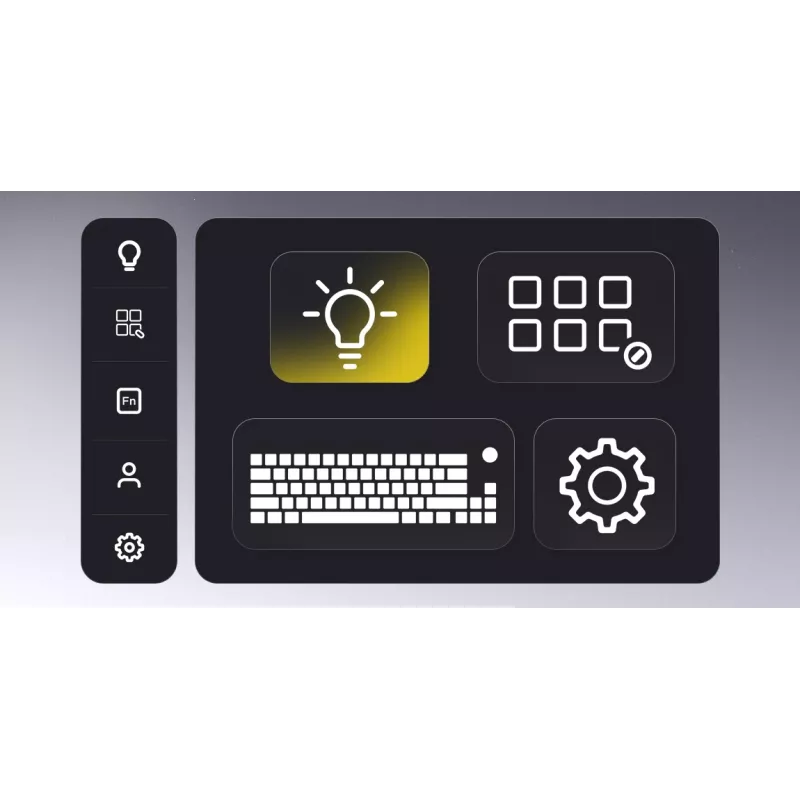 HATOR Skyfall Wireless 65 keyboard Gaming USB + RF Wireless + Bluetooth QWERTY US English Black, White