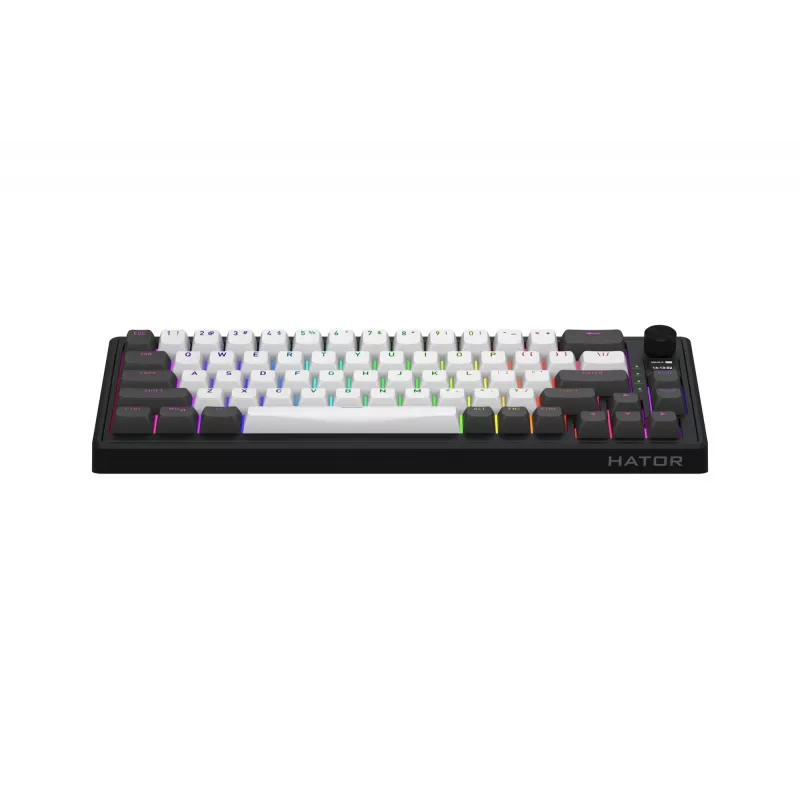 HATOR Skyfall Pro Wireless 65 keyboard Gaming USB + RF Wireless + Bluetooth QWERTY US English Black, Grey
