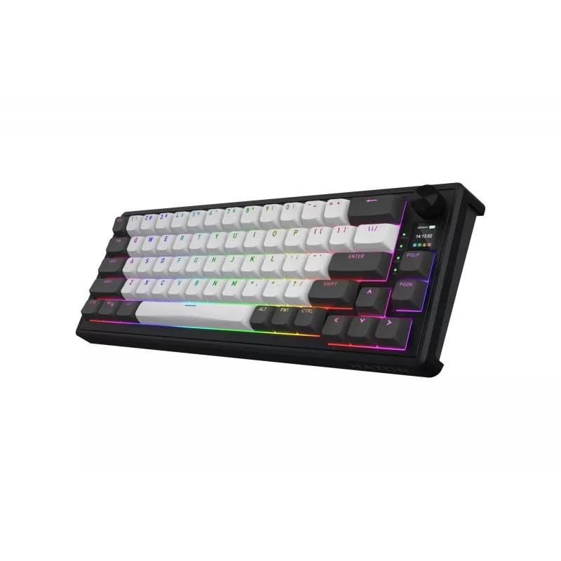 HATOR Skyfall Pro Wireless 65 keyboard Gaming USB + RF Wireless + Bluetooth QWERTY US English Black, Grey