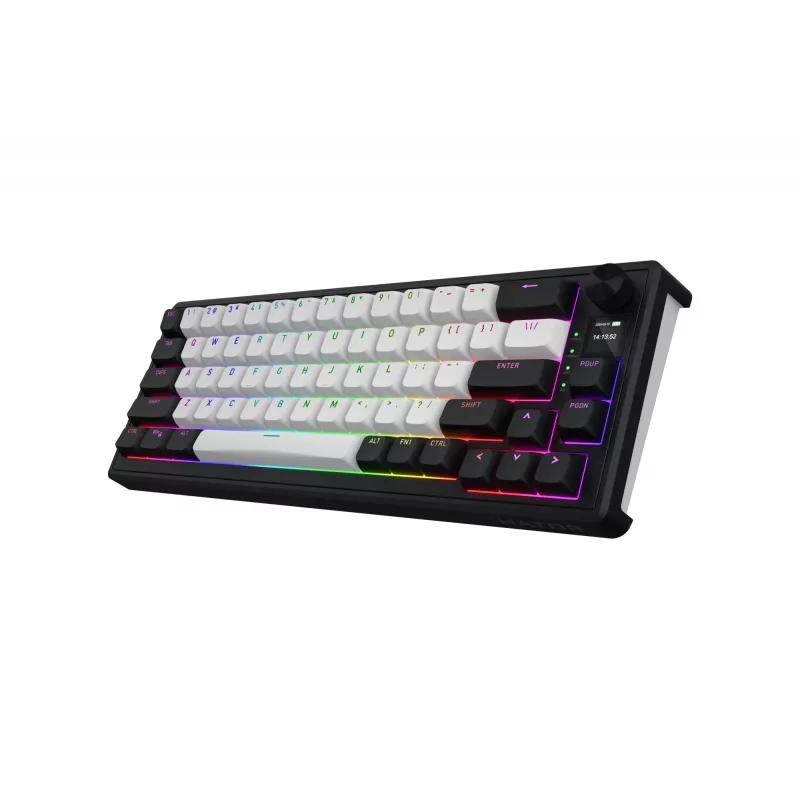 HATOR Skyfall 65 MAG ULTIMA 8K wireless keyboard Gaming USB + RF Wireless + Bluetooth QWERTY US English Black, White