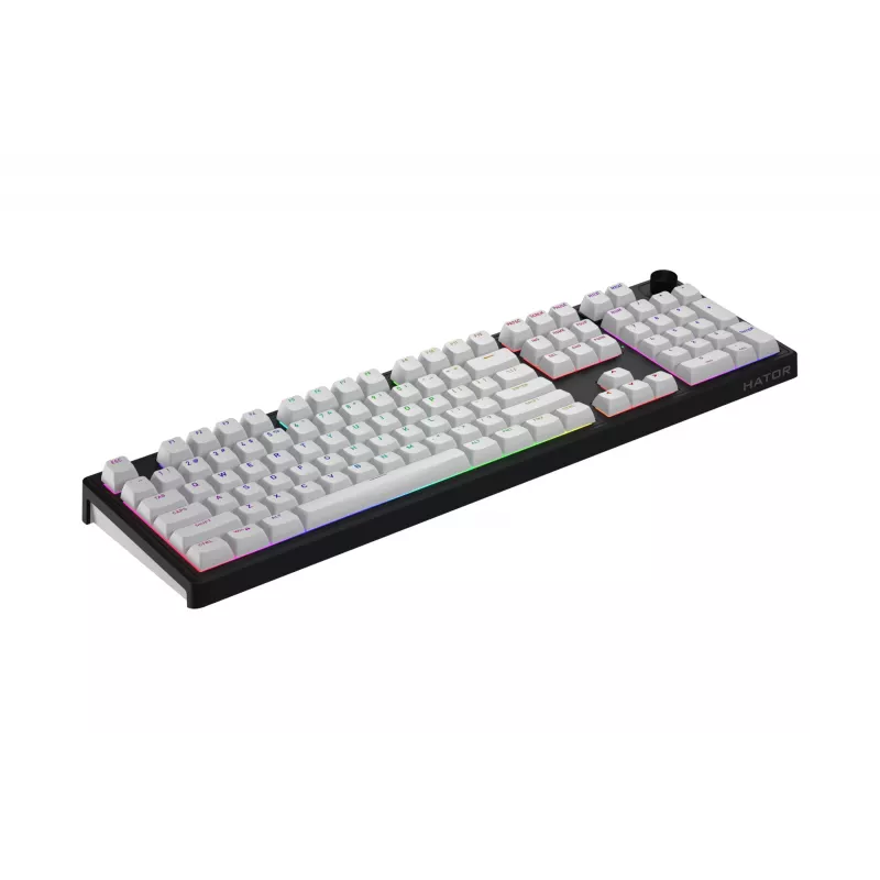 HATOR Skyfall Wireless 100 keyboard Gaming USB + RF Wireless + Bluetooth QWERTY US English Black, White