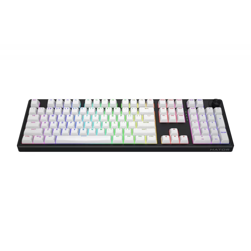 HATOR Skyfall Wireless 100 keyboard Gaming USB + RF Wireless + Bluetooth QWERTY US English Black, White