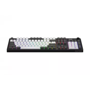 HATOR Skyfall Pro Wireless 100 keyboard Gaming USB + RF Wireless + Bluetooth QWERTY US English Black, Grey