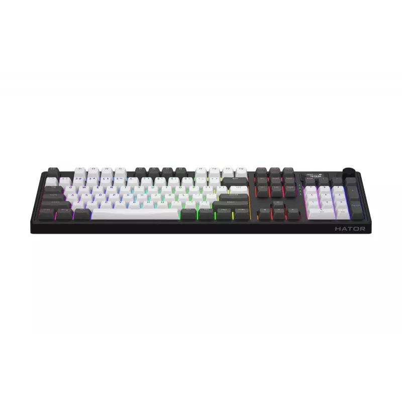 HATOR Skyfall Pro Wireless 100 keyboard Gaming USB + RF Wireless + Bluetooth QWERTY US English Black, Grey