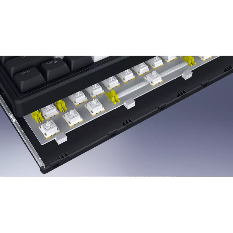 HATOR Skyfall Pro Wireless 100 keyboard Gaming USB + RF Wireless + Bluetooth QWERTY US English Black, Grey