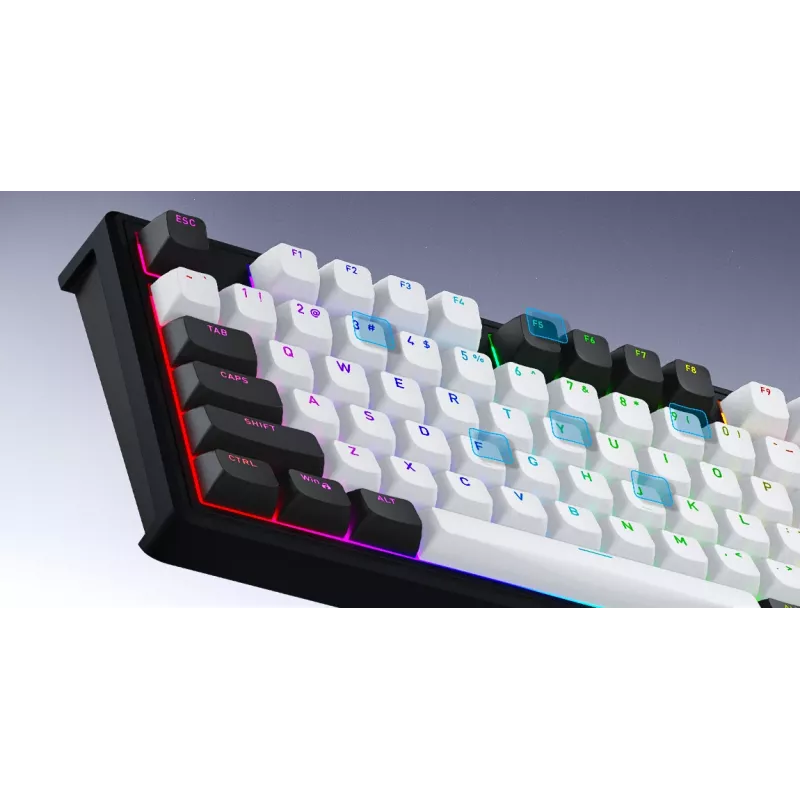 HATOR Skyfall Pro Wireless 100 keyboard Gaming USB + RF Wireless + Bluetooth QWERTY US English Black, Grey