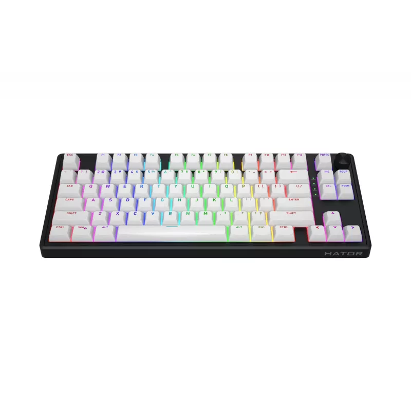 HATOR Skyfall 80 MAG ULTRA 8K keyboard Gaming USB QWERTY US English Black, White