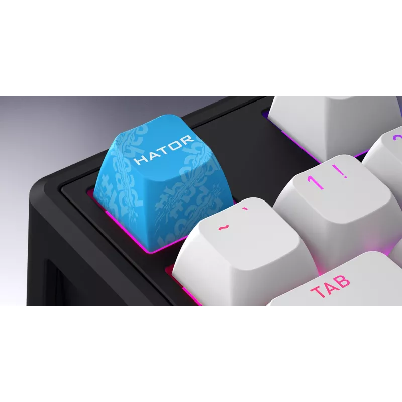 HATOR Skyfall 80 MAG ULTRA 8K keyboard Gaming USB QWERTY US English Black, White