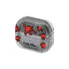Case Samsung Keith Haring Slickback for Galaxy Buds3 Pro Red Transparent