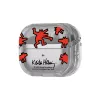 Case Samsung Keith Haring Slickback for Galaxy Buds3 Pro Red Transparent