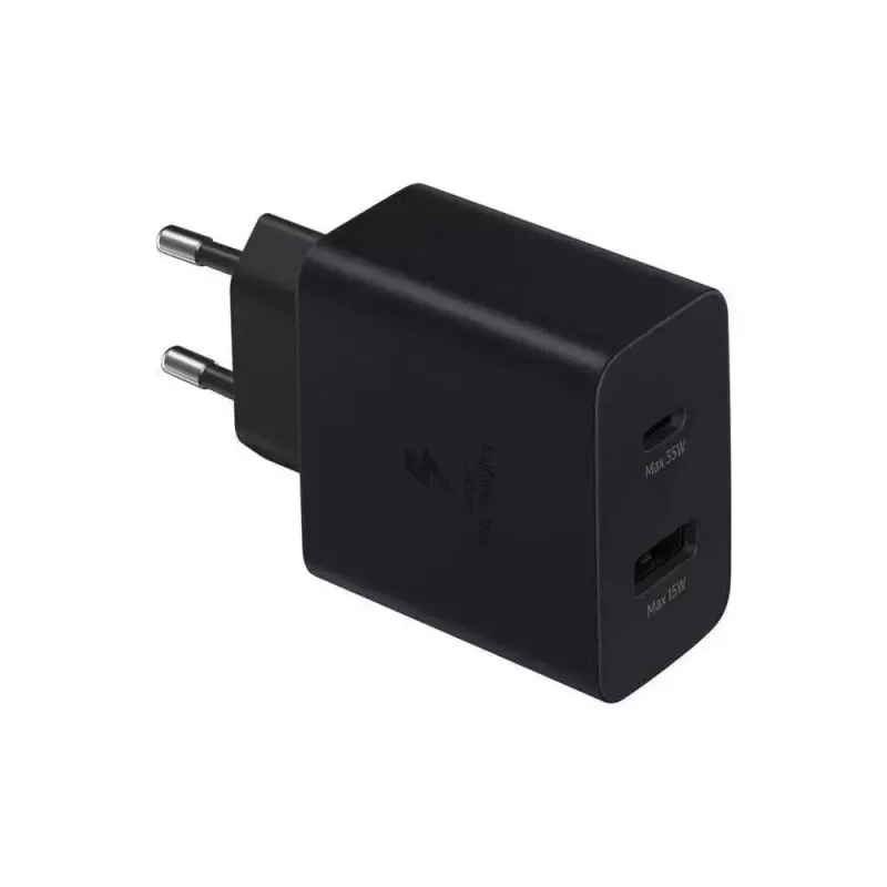 Samsung EP-TA220NBEGEU mobile device charger Headphones, Headset, Laptop, Smartphone, Smartwatch, Tablet Black AC Indoor