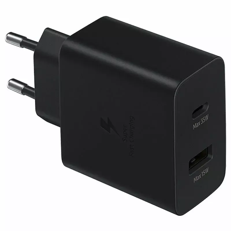 Samsung EP-TA220NBEGEU mobile device charger Headphones, Headset, Laptop, Smartphone, Smartwatch, Tablet Black AC Indoor