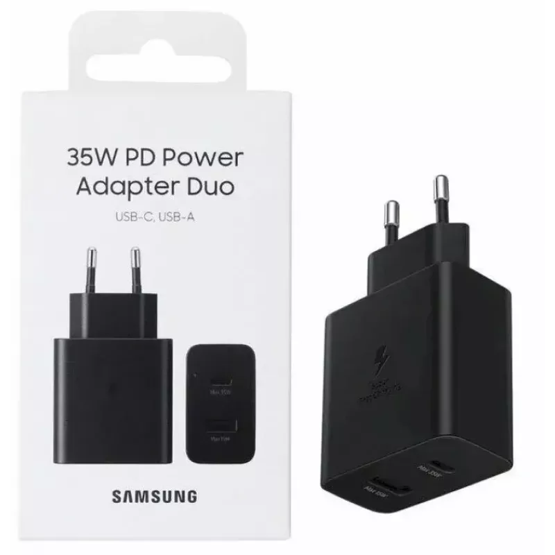 Samsung EP-TA220NBEGEU mobile device charger Headphones, Headset, Laptop, Smartphone, Smartwatch, Tablet Black AC Indoor