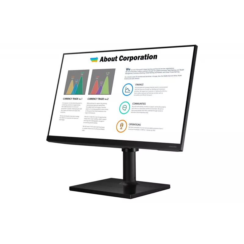 Samsung T45F computer monitor 68.6 cm (27 inch) 1920 x 1080 pixels Full HD LED Black