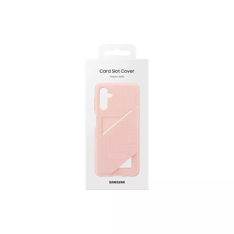 Mobile phone cover Samsung Galaxy A04s EF-OA047TZEGWW, cover case for 16.5 cm (6.5 inch) screens, pink, 1 card pocket