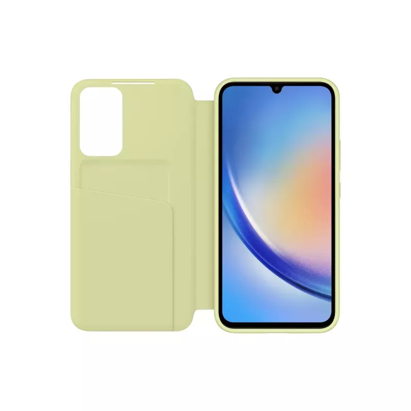 Samsung EF-ZA346 mobile phone case 16.8 cm (6.6 inch) Wallet case Lime