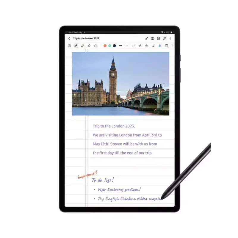 Samsung Galaxy Tab S9 SM-X716B 5G Snapdragon 128 GB 27.9 cm (11 inch) 8 GB Wi-Fi 6 (802.11ax) Android 13 Graphite