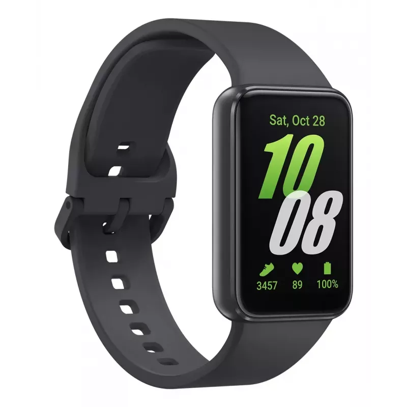 Samsung Galaxy Fit3 4.06 cm (1.6 inch) AMOLED 40 mm Digital 256 x 402 pixels Touchscreen Grey