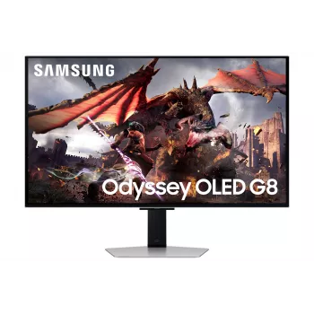 Samsung G80SD computer monitor 81.3 cm (32 inch) 3840 x 2160 pixels 4K Ultra HD OLED Silver