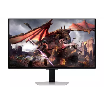 Samsung G80SD computer monitor 81.3 cm (32 inch) 3840 x 2160 pixels 4K Ultra HD OLED Silver
