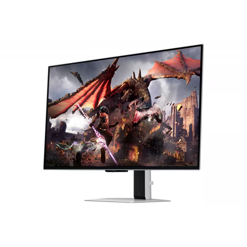 Samsung G80SD computer monitor 81.3 cm (32 inch) 3840 x 2160 pixels 4K Ultra HD OLED Silver