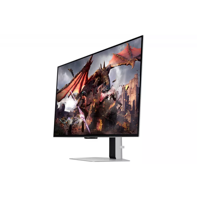 Samsung G80SD computer monitor 81.3 cm (32 inch) 3840 x 2160 pixels 4K Ultra HD OLED Silver