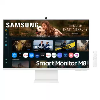 Samsung M8 M80F computer monitor 81.3 cm (32 inch) 3840 x 2160 pixels 4K Ultra HD LCD White