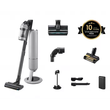 Samsung VS80F28ELP 2-in-1 stick vacuum Battery Dry HEPA, Micro Bagless 0.5 L 770 W Grey 2.2 Ah