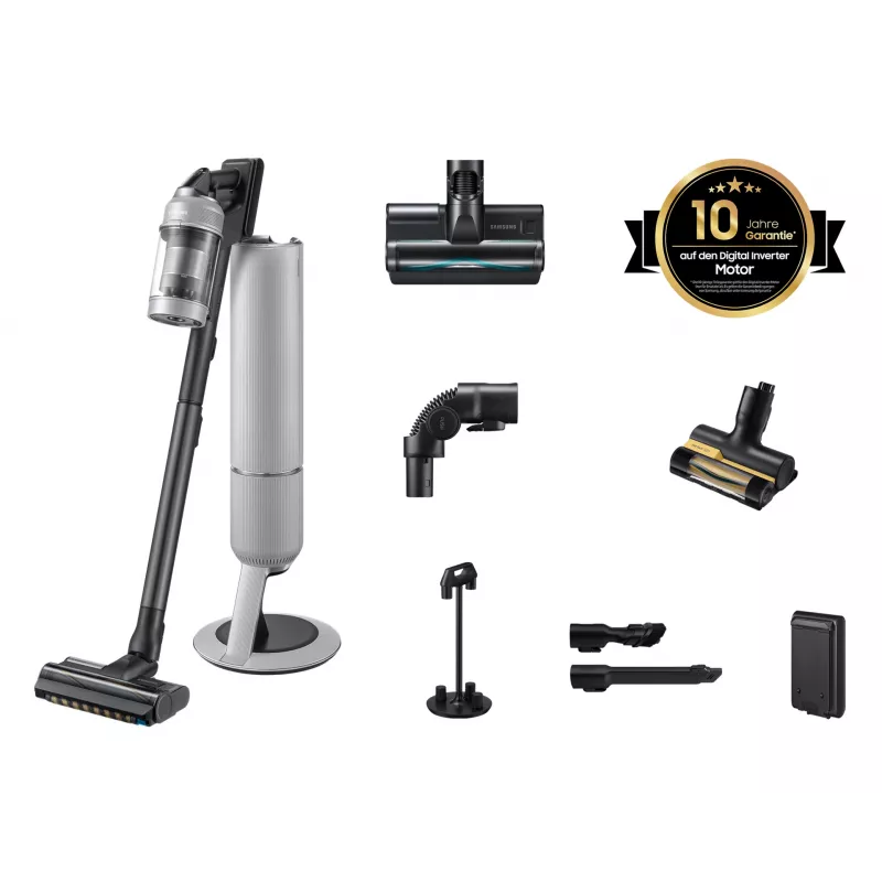 Samsung VS80F28ELP 2-in-1 stick vacuum Battery Dry HEPA, Micro Bagless 0.5 L 770 W Grey 2.2 Ah