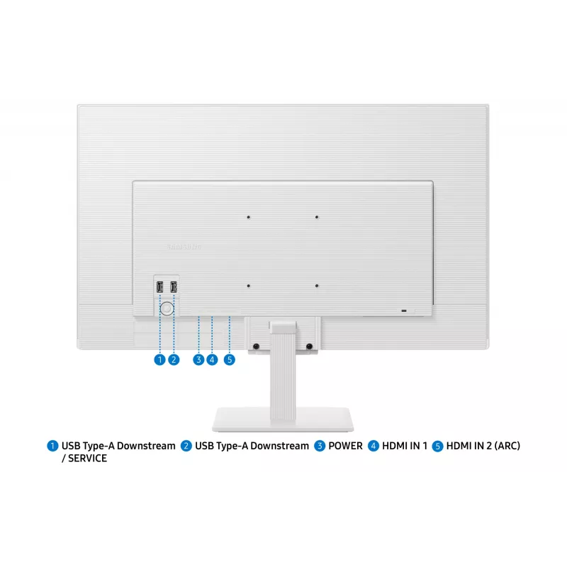 Samsung M5 M50F computer monitor 68.6 cm (27 inch) 1920 x 1080 pixels Full HD LCD White