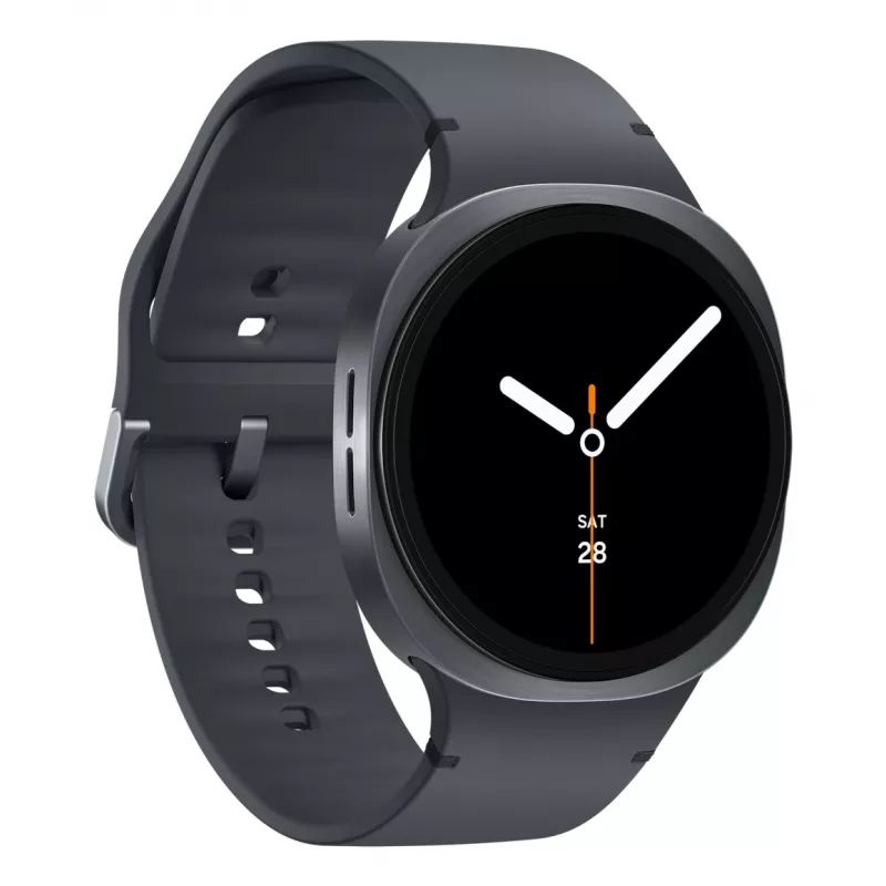 Samsung Galaxy Watch 8 3.81 cm (1.5 inch) AMOLED 44 mm Digital 480 x 480 pixels Touchscreen Graphite Wi-Fi GPS (satellite)