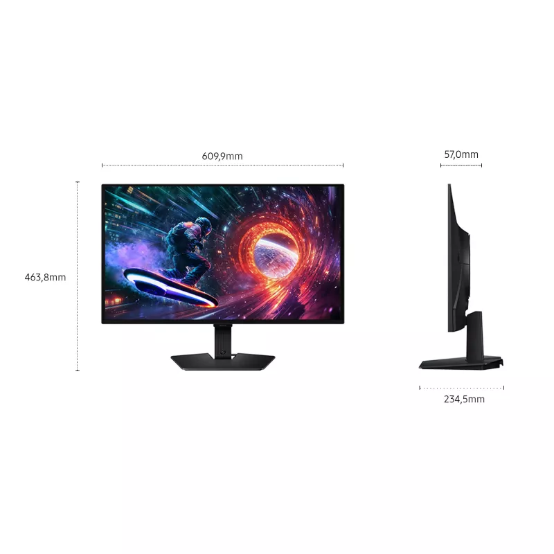 Samsung G50F computer monitor 68.6 cm (27 inch) 2560 x 1440 pixels Quad HD OLED Black