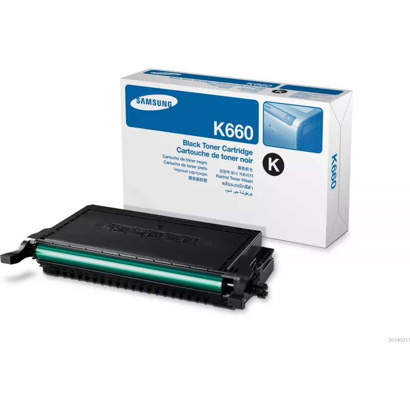 Samsung CLP-K660A Black Toner Cartridge, 2500 pages, Black, 1 pc(s)