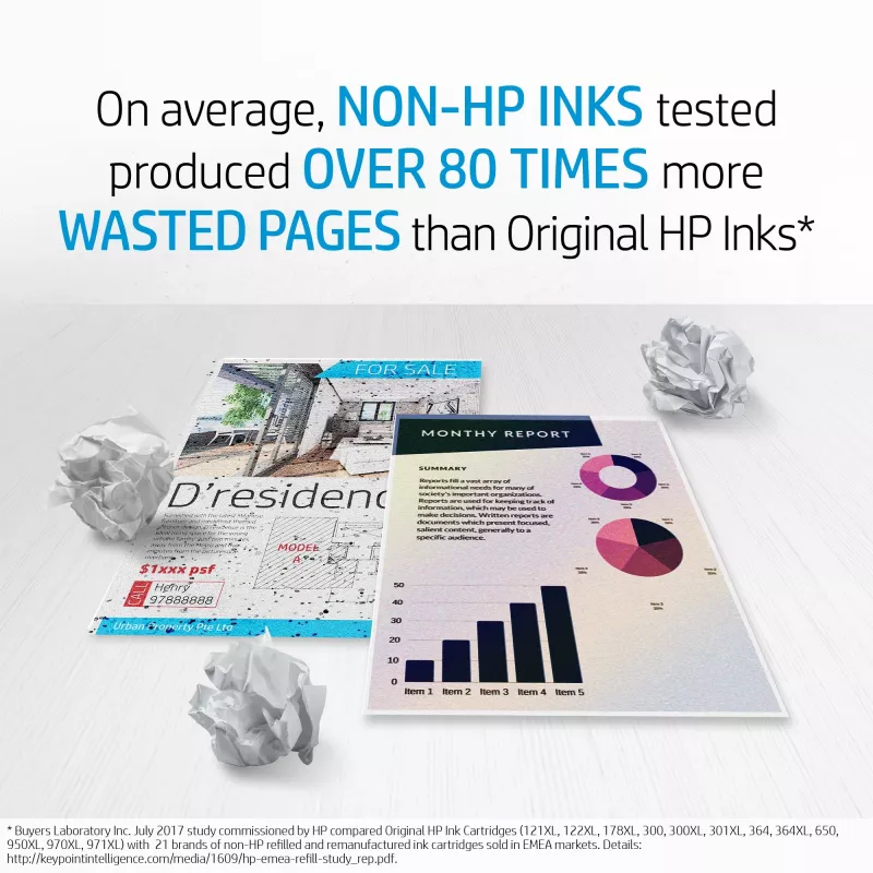 HP 901 Tri-color Original Ink Cartridge, Standard Yield, Cyan, Magenta, Yellow, Dye-based ink, 9 ml, 1 pc(s), 360 pages