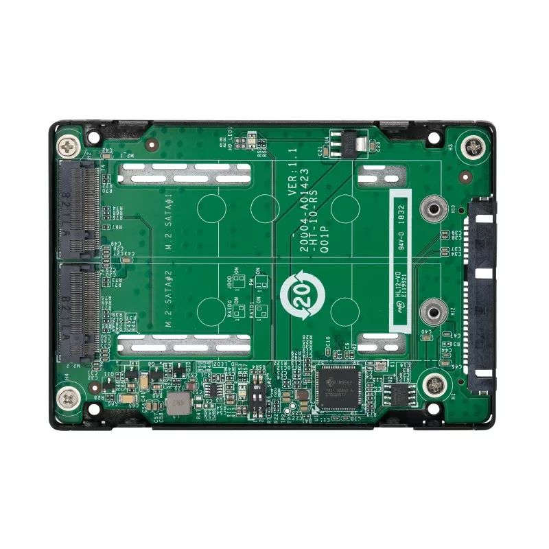 QNAP QDA-A2MAR storage drive enclosure SSD enclosure Black M.2