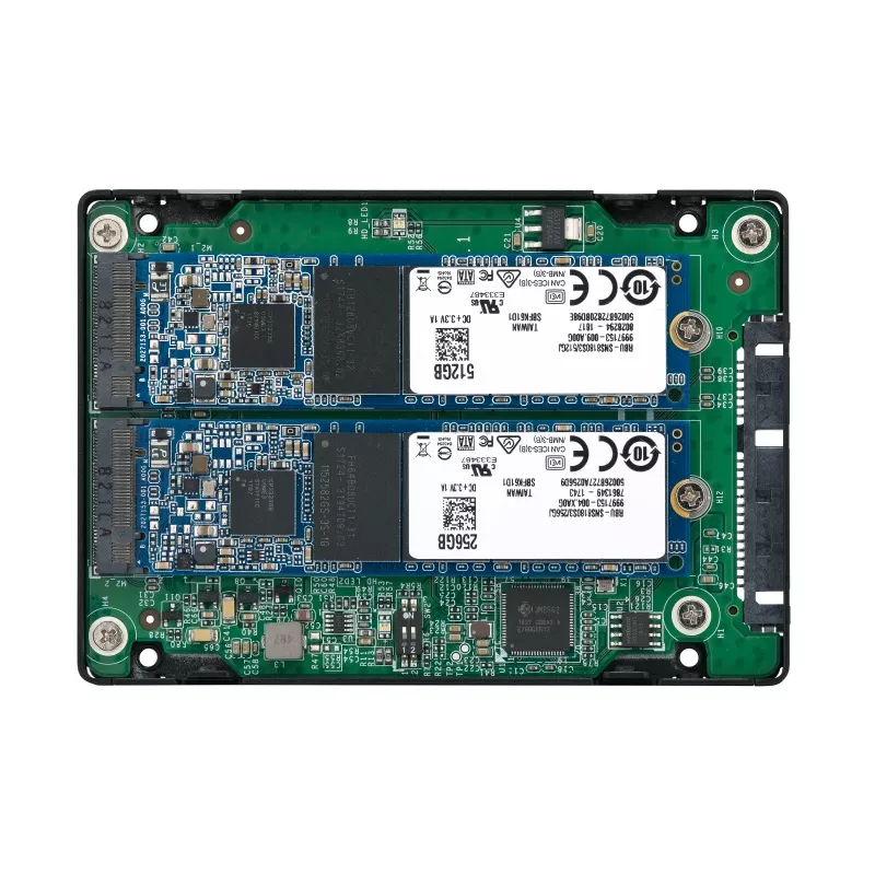 QNAP QDA-A2MAR storage drive enclosure SSD enclosure Black M.2