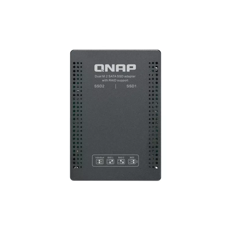 QNAP QDA-A2MAR storage drive enclosure SSD enclosure Black M.2