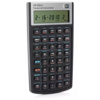 HP 10bII+, Pocket, Financial, 1 lines, Black