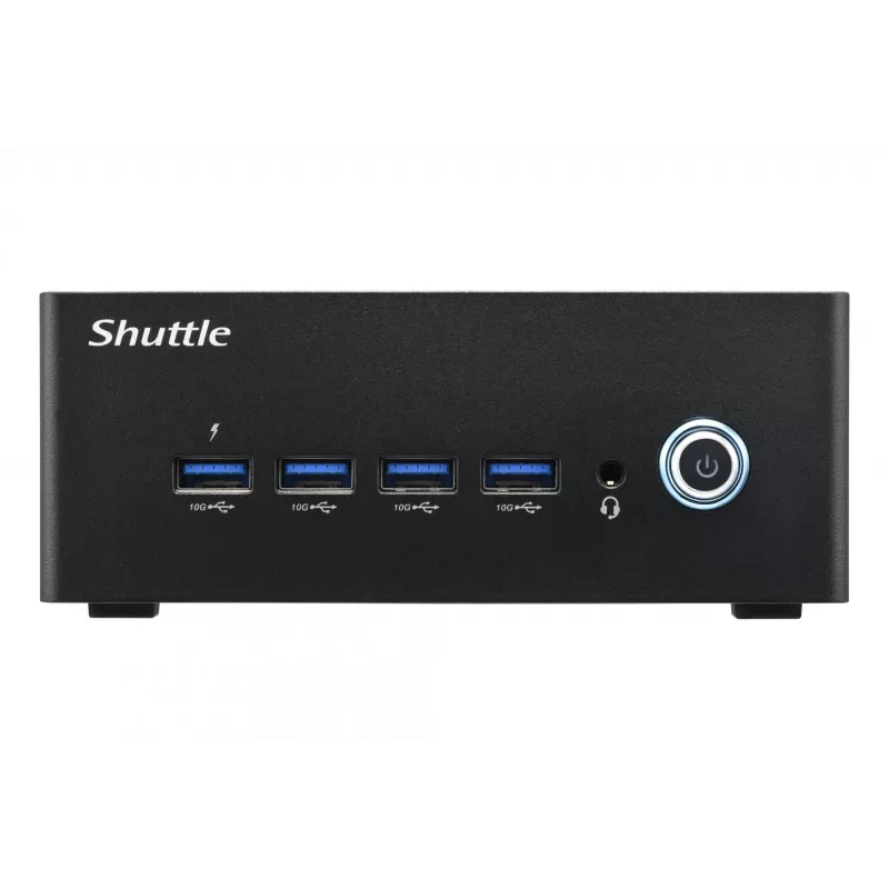 Shuttle Nano PC NT10H9, Intel Core Ultra 9 185H, Intel Arc graphics, 2xHDMI, 2xUSB 4.0 (DP), 2x2.5Gbit LAN, incl. VESA 24/7 permanent operation