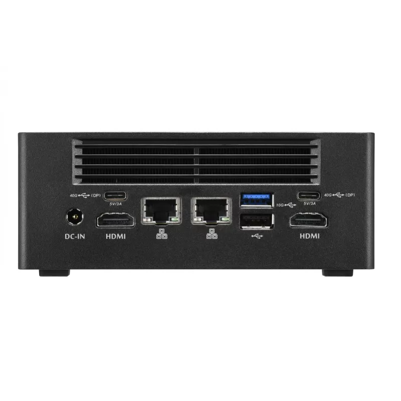 Shuttle Nano PC NT10H9, Intel Core Ultra 9 185H, Intel Arc graphics, 2xHDMI, 2xUSB 4.0 (DP), 2x2.5Gbit LAN, incl. VESA 24/7 permanent operation