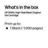 HP 934XL High Yield Black Original Ink Cartridge, Black, 1 pc(s), 1000 pages