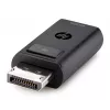 HP DisplayPort to HDMI 1.4 Adapter, DisplayPort, HDMI, Black