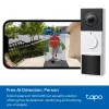 Video Intercom System TP-Link Tapo D210 3 MP Black White