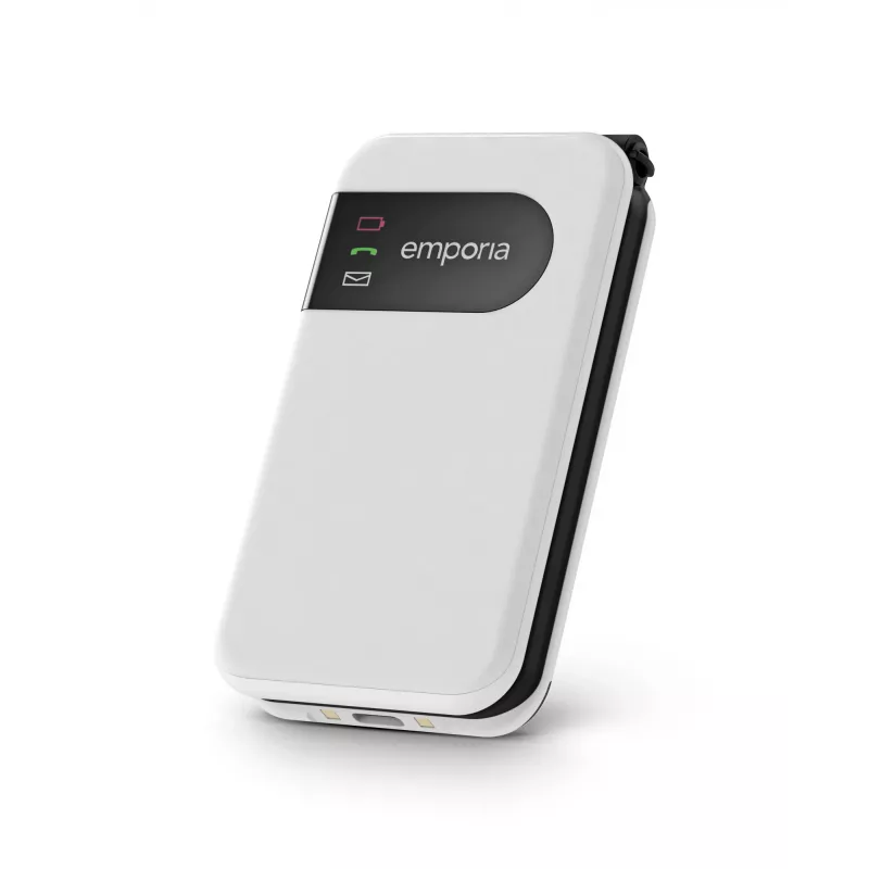 Emporia SIMPLICITYglam 7.11 cm (2.8 inch) 106 g White Senior phone
