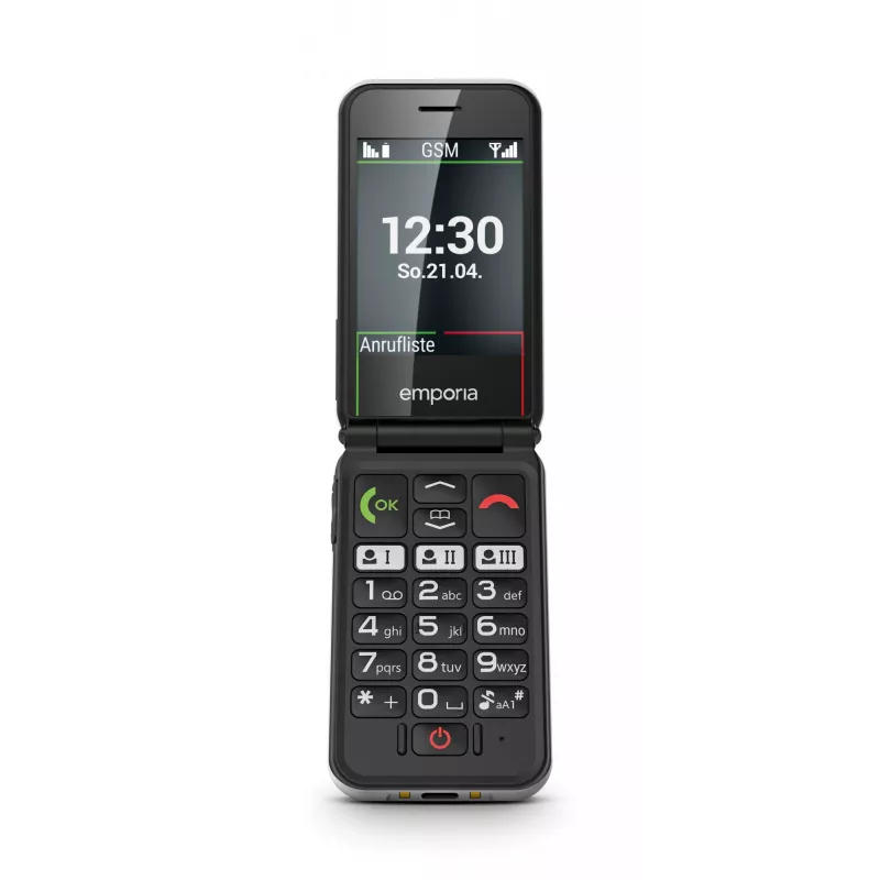 Emporia SIMPLICITYglam 7.11 cm (2.8 inch) 106 g White Senior phone