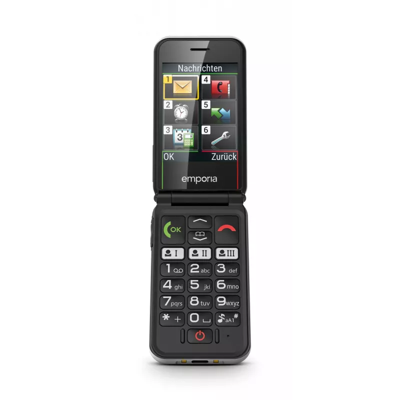 Emporia SIMPLICITYglam 7.11 cm (2.8 inch) 106 g White Senior phone